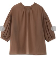 tal.by yumi | TT＊YUM2wayシアーBL ￥1,639 LL 中茶 516-0200(シャツ/ブラウス)