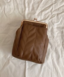 しまむら | ZK＊MUガマグチSLD 中茶 (346-2002)(ショルダーバッグ)