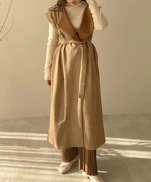 Alumu. | original 2way long vest(その他アウター)