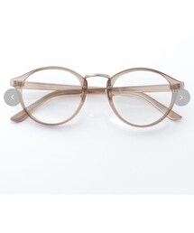 tal.byyumi | yumiクモリニクイボストン G09 淡薄橙 329-0144  ￥890(メガネ)