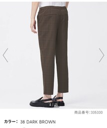 GU | イージーアンクルパンツ(チェック)(パンツ)