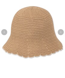 しまむら | YOUスカラップサーモハット ￥1,639   575 中薄橙  327-2674(ハット)