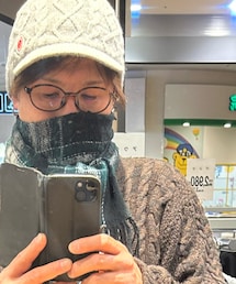 嫁のプレゼント❤️ | マフラー