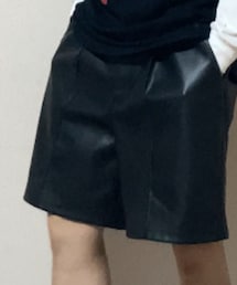 GU | フェイクレザーパンツ(その他パンツ)