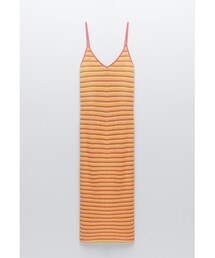 ZARA | 驚愕の大セール６０パーオフ大勝ちワンピ🥵（ストライプ柄ジャガードワンピース）(ワンピース/ドレス)