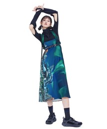 initial | surreal collection: overall print dress(ワンピース/ドレス)