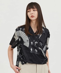 initial | Sun Moon Star Printed Shirt(ジャージ)