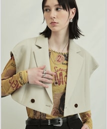 initial | Cropped Waistcoat(ジャケット/アウター)