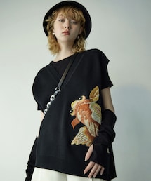 initial | Ladies Western Style Metal Plate Leather Belt(ベルト)