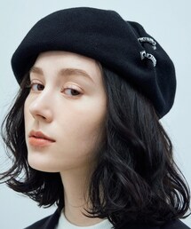initial | Ladies The Dart Beret with Metal Trims(ハンチング/ベレー帽)