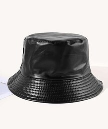 SHEIN | PUリバーシブルバケットハット(ハット)