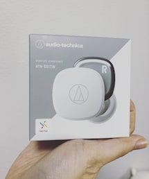 audiot-echnica | ATH-SQ1TW STB   ワイヤレスイヤホン   サンドホワイト(ヘッドフォン/イヤホン)