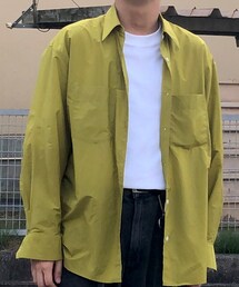 UNIQLO | 2021ss ダブルポケットオーバーサイズシャツ(シャツ/ブラウス)