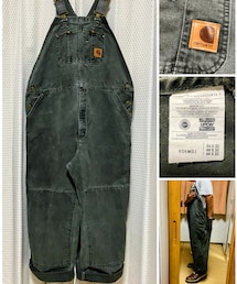 VINTAGE | 🔶90s USA製 カーハート Wニーオバオル MOS🐸 44(XL)(サロペット/オーバーオール)