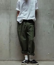 VINTAGE | 🔸69年製  USARMY 極太ベイカーパンツ(カーキ) ★メルカリ出品中‼️(カーゴパンツ)