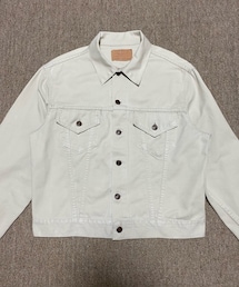 VINTAGE | 🔸60s リーバイス コットンツイルJK 70518-1022 オフ白 42 (デニムジャケット)