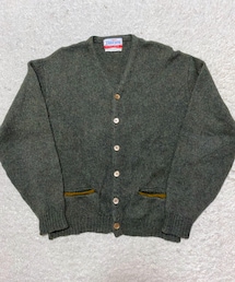 VINTAGE | 🔸70s Jantzen   ウールカーディガン(緑)(カーディガン/ボレロ)