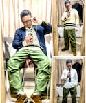 🔸前回の紺ブレミリトラコーデ🐸✨の「その他(その他)」