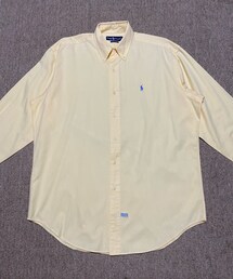 VINTAGE | 🔸90s ラルフローレン BDシャツ 黄色 L(シャツ/ブラウス)
