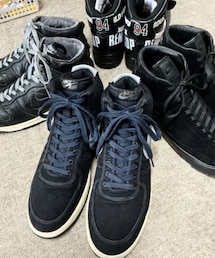 VINTAGE | 🔸93年NIKE キャンバスエアフォース(黒×銀) ★メルカリ出品中‼️(スニーカー)