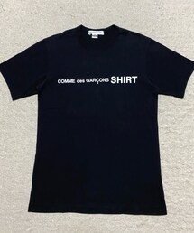COMME des GARCONS SHIRT | 🔸コムデギャルソンシャツ  半袖Tシャツ(黒)(Tシャツ/カットソー)