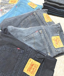 🔸メルカリ出品中のブラックデニム👖 | 🔸90sUSA製‼️ 後染＆先染501ブラック👖✨(デニムパンツ)
