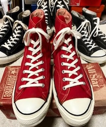 CONVERSE | 🔸60sコンバース  3つ星チャックテイラー(赤) ★メルカリ出品中‼️(スニーカー)