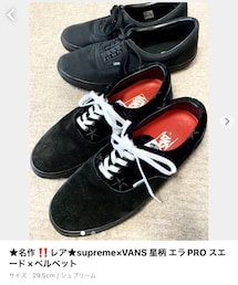 Supreme  | 🔸シュプリーム×バンズエラ(黒) ★メルカリ出品中‼️(スニーカー)