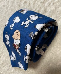 VINTAGE | 🔸90sUSA製ヴィンテージ  SNOOPY総柄ネクタイ(紺) ★メルカリ出品中‼️(ネクタイ)