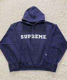 Supreme  | 🔸シュプリーム×チャンピオン パーカー(紺)  ★メルカリ出品中‼️(パーカー)