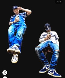 🔶前回のコーデ🐷✨ | 🔶デニム👖×キャップ🧢(サロペット/オーバーオール)