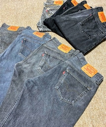 VINTAGE | 🔸今や希少なUSA製先染めブラック(下)＆後染めブラック(上) (デニムパンツ)