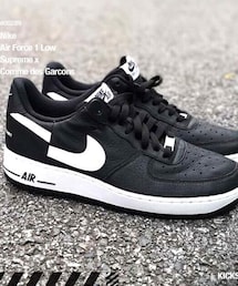 Supreme  | 🔸supreme×garçon×NIKE エアフォース1 ブラック👟✨(スニーカー)