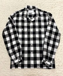 TOMORROWLAND  | 🔸トゥモローランド  オープンカラーシャツ(白黒)  ★メルカリ出品中‼️(シャツ/ブラウス)