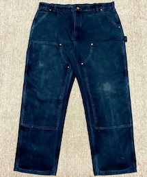 Carhartt | 🔸90s USA製 カーハート ダブルニーペインターパンツ BLK 40×30(XL)(カーゴパンツ)