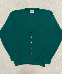 VINTAGE | 🔸60sシアーズ アクリルカーディガン(緑) L  ★メルカリ出品中‼️(カーディガン/ボレロ)