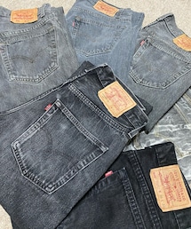 VINTAGE | 🔸今や希少なUSA製先染め&後染めブラック 501 505(デニムパンツ)