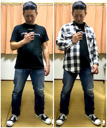 🔸カート風ネルシャツコーデ😎はコッチ✨ | 🔸ネルシャツコーデ😎‼️ 前開きオーバーサイズ✨(その他)