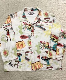 VINTAGE | 🔸ヴィンテージ  総柄パジャマシャツ(白)  ★メルカリ出品中‼️(シャツ/ブラウス)