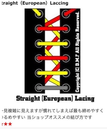 🔸シューレース | 🔸ヨーロピアンストレートレーシング(ブーツ)