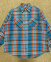 VINTAGE | 🔸70s BIGMAC ヘビネル チェックシャツ 青 XL ★メルカリ出品中🙋‍♂️(シャツ/ブラウス)