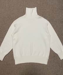 LIDNM | 🔸リドム 18AW オフショルタートルニット オフ白 L ★メルカリ出品中‼️(ニット/セーター)