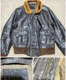 VINTAGE | 🔸60s USNAVY フライトジャケット G1 44(XL) ★メルカリ出品中‼️(ミリタリージャケット)
