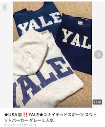 VINTAGE | 🔶90s USA製 YALE  メルカリ出品中🙋‍♂️(パーカー)