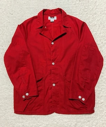 SASSAFRAS | 🔸ササフラス  カバーオール(赤)  ★メルカリ出品中‼️(カバーオール)