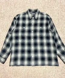 NEIGHBORHOOD | 🔸白黒オンブレチェック レーヨンシャツ L ★メルカリ出品中‼️(シャツ/ブラウス)
