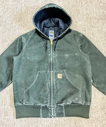 VINTAGE | 🔸90s USA製 カーハート アクティブジャケット MOSグリーン(ブルゾン)