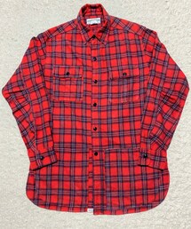 SASSAFRAS | 🔸ササフラス チェックネルシャツ(赤) ★メルカリ出品中‼️(シャツ/ブラウス)