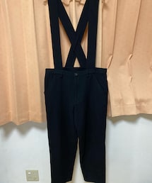 BLACK COMME des GARCONS | 🔸ブラックコムデギャルソン ウールサロペット(黒) ★メルカリ出品中‼️(サロペット/オーバーオール)