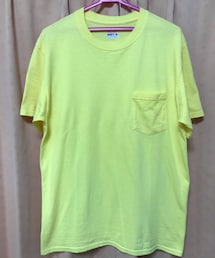 HANES | 🔸ヘインズ  半袖ポケットＴシャツ(黄)(Tシャツ/カットソー)